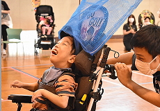 体育授業参観 小学部の様子