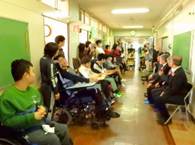 トイレ竣工式の様子